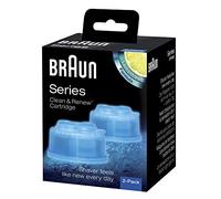 Braun Cartouches De Recharge Clean & Renew CCR, Nettoyant Pour Rasoir Pack De 2
