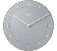Braun Clocks Classic Analogue Wall Clock With Quiet Quartz Movement Blanc Taille unique Unisex