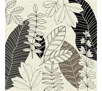 Braun & Company 1211-26013 Lot de 20 serviettes de table 3 couches - Motif floral des prairies sauvages - Prairie d'été romantique - Prairie fleurie et serviettes de table - Fleurs et prairie