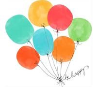 Braun & Company Happy Birthday - Lot de 20 serviettes de qualité supérieure - 33 x 33 cm - 3 couches - Serviettes au design élégant avec motif d'anniversaire - Parfaites pour les anniversaires (1211