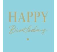 Braun & Company Lot de 20 serviettes Happy Birthday Sky 25 x 25 cm
