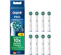 Braun CrossAction 8 pièce(s) Blanc, Tête brosse à dent électrique