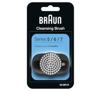 Braun EasyClick ORIGINAL Recharge Brosse Nettoyante pour Rasoir Electrique Série 5, 6 et 7, Nettoie, Exfolie et Affine Votre Peau Pour Nouvelle Génération Blanc
