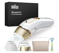 Braun Épilateur À Lumière Pulsée Silk·expert Pro 5 PL5342, Épilation Semi-Définitive, Alternative Au Laser, Résultats En 2 Séances, Rasoir Venus, 4 Têtes Pour Épiler Jambes, Visage, Maillot Et Plus