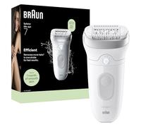 Épilateur électrique - BRAUN - SE7-011 - 2 modes - 40 min - Étanche - Blanc