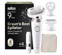 Braun Silk-épil 9 Flex 9-360 3D 40 pince(s) Rose, Blanc