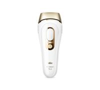 Braun Épilateur Lumière Pulsée BR2-238427 Or/Blanc, Applicateur Zone, Accessoire Visage, 125 Flashs, 2 Modes