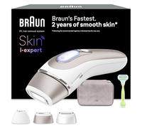 Braun Epilateur Lumiere Pulsee Intelligent Skin i·expert PL7253, Epilation À Domicile, Alternative Au Laser, Avec Appli, Rasoir Gillette Venus, 3 Têtes Intelligentes Pour Epiler Jambes, Visage, Plus