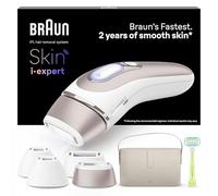 Braun Skin i·expert, Épilateur À Lumière Pulsée Intelligent, Épilation À Domicile, Alternative Au Laser, Avec Application, Vanity, Rasoir Venus, 4 Têtes Intelligentes, 1,5 an De Peau Douce, PL7387