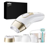 Braun Epilateur Lumiere Pulsee Silk·expert Pro 5, Alternative Au Laser à Domicile, Réduction Semi-Définitive Des Poils, Avec Vanity, Mini Rasoir Visage, Rasoir Gillette Venus, 4 Têtes, PL5442