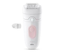 Braun Épilateur Silk-épil 5 SE5-000 – humide et sec, rouleau de massage, capuchon tondeuse – Rose