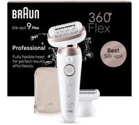 Braun Silk-épil 9 Flex 9-030 3D 40 pince(s) Rose, Blanc