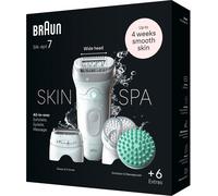 Braun | Epilateur | Silk-épil SE7-081 | Durée d'utilisation (max) 40 min | Nombre de niveaux de puissance 1 | Wet & Dry | Blanc