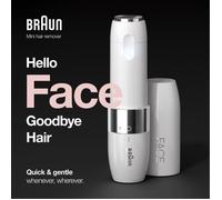 BRAUN Face Mini FS1000 Blanc Rasoir Visage électrique femme - Fonction Smart Lig