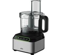 Braun FP 3233 SI - 2,1 l - Noir - Acier inoxydable - Boutons - 1,2 l - 4 disques - Plastique