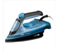 Braun FreeStyle 3 FI 3194 - Fer à vapeur avec fermeture automatique - semelle : FreeGlide 3D SuperCeramic - 2400 Watt - bleu/noir Bleu/noir G