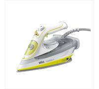 Braun FreeStyle 5 - Fer à Repasser Vapeur avec Semelle SuperCeramic, Vapeur Puissante, Système Anti-Goutte, Pointe de Précision, Repassage Facile et Fluide, Jaune (SI5016YL)