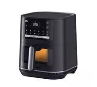 Braun Friggitrice ad Aria Calda HF5075 2000W 6L 20 Programmi Rivestimento Ceramico Nero/Grigio