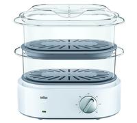 Braun FS5100WH Cuiseur Vapeur Electrique Blanc Neige 33 x 31 x 19,5 cm