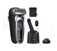 Braun Series 7 71-S7200cc Rasoir à grille Tondeuse Noir, Argent