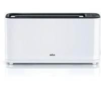 Braun HT3100WH grille-pain 1 part(s) 1000 W Noir, Blanc