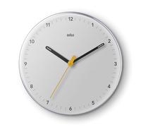 Braun Horloge Murale analogique Classique avec Mouvement à Quartz Silencieux, Facile à Lire, diamètre 23 cm en Noir, modèle BC26W.