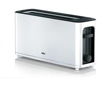 Braun HT3100WH grille-pain 1 part(s) 1000 W Noir, Blanc