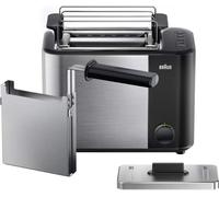 Braun HT5015 BK - Grille-pain - argenté/noir