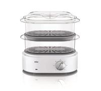 Braun FS5100WH Cuiseur Vapeur Electrique Blanc Neige 33 x 31 x 19,5 cm