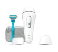 Braun IPL Silk Expert Pro 3 PL3121 Épilateur pour homme et femme, avec 2 embouts, conçu en Allemagne, Rasoir Venus, alternative à l'épilation laser, Blanc/argenté