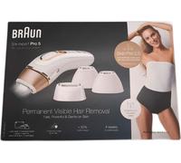 Braun IPL Silk Expert Pro 5 Appareil d'épilation femmes/hommes, 4 accessoires, épilation visible, Designed In Germany, rasoir intime Venus, Alterna