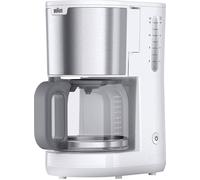 Braun Cafetière KF 1500 WH PurShine blanc 10 tasses