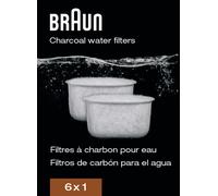 Braun Kit 6x Filtre Aux Charbons Machine De Café Filtre Americaine KF60 KF70