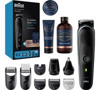 Braun Kit de coiffure tout-en-un MGK5411 + KCG Kit de soins de la barbe Multigrooming, tondeuse de précision barbe et cheveux
