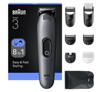 BRAUN MG Styler MGK3540 Tondeuse de finition polyvalente 5-en-1 avec lames auto-affûtantes