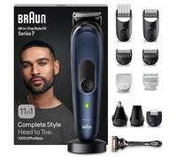 Braun Tondeuse Tout-En-Un Series 7 MGK7450, 11-En-1, Kit Styling Quotidien Pour Hommes, Pour La Barbe, Le Corps, Les Cheveux, Les Oreilles, Le Nez & Plus, Avec Lame Ultra Affutée, Rechargeable