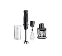 Mixeur - BRAUN - MultiQuick 5 - 1000W - EasyClick System Plus - Bol hachoir 500ml - Verre doseur 600ml - Noir