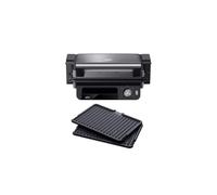 Braun MultiGrill 5 CG 5033, Plaque Electrique à Controle Electronique avec Plateau Collecteur de Graisse Amovible, 3 Positions de Cuisson, Plaques Amovibles et Lavables au Lave-Vaisselle, 2000W, Noir