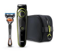 Braun Trousse avec tondeuse BRAUN BeardTrimmer BT3941 et rasoir Gilette Fusion5