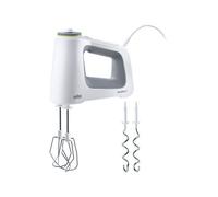 Braun HM5000 MultiMix 5, Batteur avec Fouet et Pétrin amovibles, 700 W, 9 vitesses Réglables, Blanc/Gris