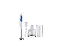 Braun MultiQuick 2 MQ20236MWH, Mixeur Plongeant avec Système EasyTwist, Mixeur pour Sauces et Smoothies, 2 Vitesses, Hachoir 500ml et Fouet Inclus, 600W, Blanc