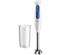 Braun MultiQuick 3 MQ30.001M Minipimer avec technologie PowerBell VPlus, 2 vitesses + Turbo, système EasyClick Plus pour accessoires, technologie anti-éclaboussures, gobelet de 600 ml, 900 W, blanc