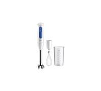 Braun MultiQuick 3 MQ30.051M, Mixeur Plongeant avec Technologie PowerBell VPlus, 2 Vitesses+Turbo, EasyClick Plus Accessoires, Technologie Anti Éclaboussures, Verre 600ml, Fouet À Fil, 900W, Blanc