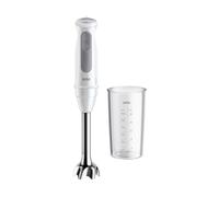 Braun Mixeur plongeant MQ 50001 M – MultiQuick 5, 1000 W, 21 vitesses + Turbo, PowerBell Plus, Blanc