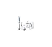 Braun MultiQuick 5 MQ5245WH, Mixeur Plongeant, 21 Vitesses et Fonction Turbo, Technologie SplashControl, Powerbell Plus, Easy-Click, Inclut un Verre Doseur de 600 ml, 1000W, Blanc