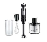 Braun MultiQuick 5 Pro MQ 55236 M Blender à main avec technologie PowerBell Plus, roue à 25 vitesses + turbo, système Easy Click Plus pour accessoires, hachoir 600 ml, fouet en métal et gobelet
