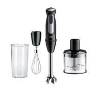 Braun MultiQuick 5 Pro MQ 55236 M, Mixeur Plongeant Technologie PowerBell Plus, 25 Vitesses & Turbo, Système Easy Click Plus, Hachoir 600ml, Fouet en Métal et Bécher 600ml Inclus, 1000W, Noir