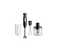 Braun MultiQuick 5 Pro MQ 55236 M, Mixeur Plongeant Technologie PowerBell Plus, 25 Vitesses & Turbo, Système Easy Click Plus, Hachoir 600ml, Fouet en Métal et Bécher 600ml Inclus, 1000W, Noir
