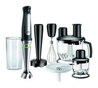 Braun Multiquick 7 MQ 7087X Mixeur plongeant avec technologie ActiveBlade, broyeur, fouet et robot de cuisine avec 11 accessoires