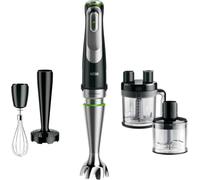 Braun MultiQuick 9 - Mixeur Plongeant 1200W avec Robot Culinaire XL Noir | Mixeur Plongeant, Active PowerDrive, ACTIVEBlade Tech, SmartSpeed Avancé, Hachoir 500ml, Fouet, Gobelet 600ml, MQ9187XLI